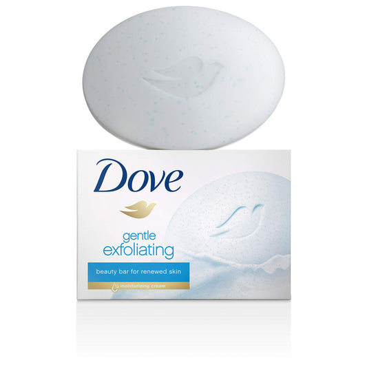 Dove Beauty Bar 135Gm / 4.75Oz for Softer Skin Gentle Exfoliating More Moisturizing Than Bar Soap