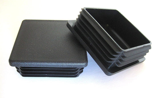 SBD"s 1-1/2" Square Black Plastic Plug 14-20 Ga Inside (&nbsp;Fits ID 1.35" to 1.42")Fitness Eqpt End Caps) Tubing End Cap Furniture Chair Glide Inserts Fitness Eqpt End Caps