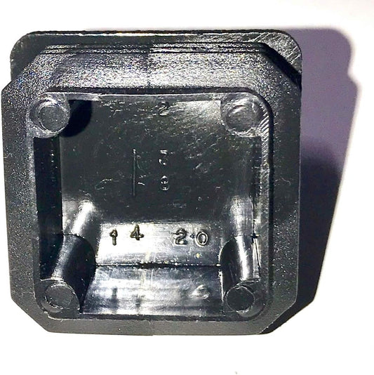 SBD's 1-3/8" Square14-20 Ga 1.375" Black Plastic Plugs. for Inside ID: L 1.21"-1.3" W 1.21"- 1.3" Tubing End Cap
