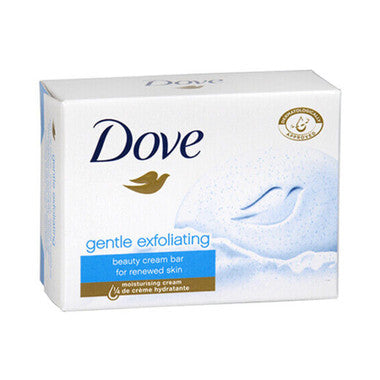 Dove, Exfoliating Gentle Moisturizing Beauty Bar Soap 3.17oz / 90g | NEW IN 4 PACK)