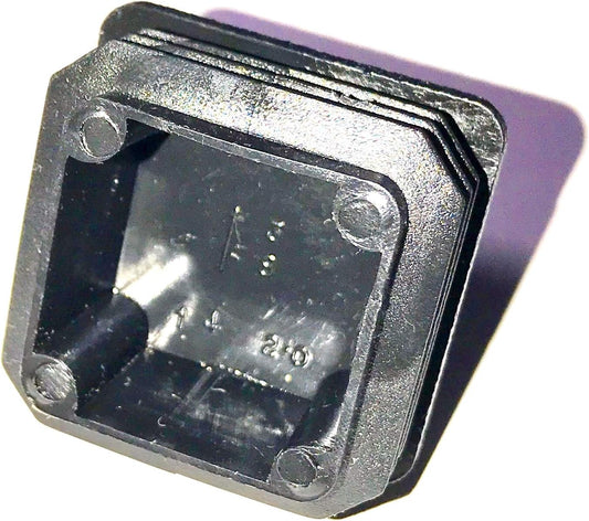 SBD's 1-3/8" Square14-20 Ga 1.375" Black Plastic Plugs. for Inside ID: L 1.21"-1.3" W 1.21"- 1.3" Tubing End Cap