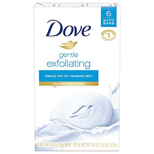 Dove Beauty Bar 135Gm / 4.75Oz for Softer Skin Gentle Exfoliating More Moisturizing Than Bar Soap