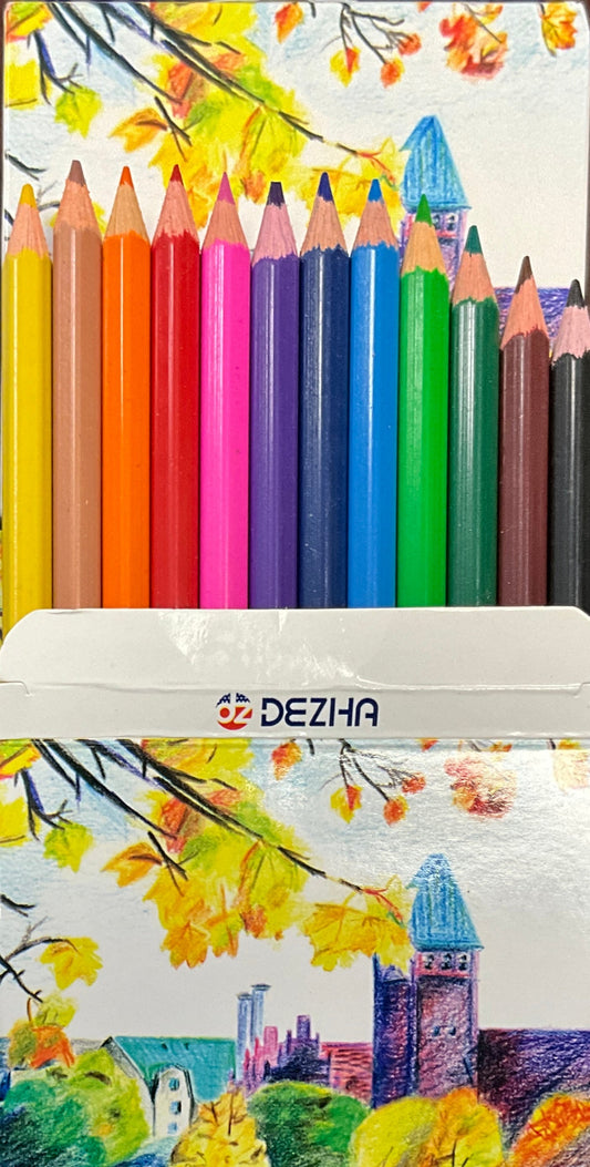 DEZHA COLORING PENCILS 12CT BOXED