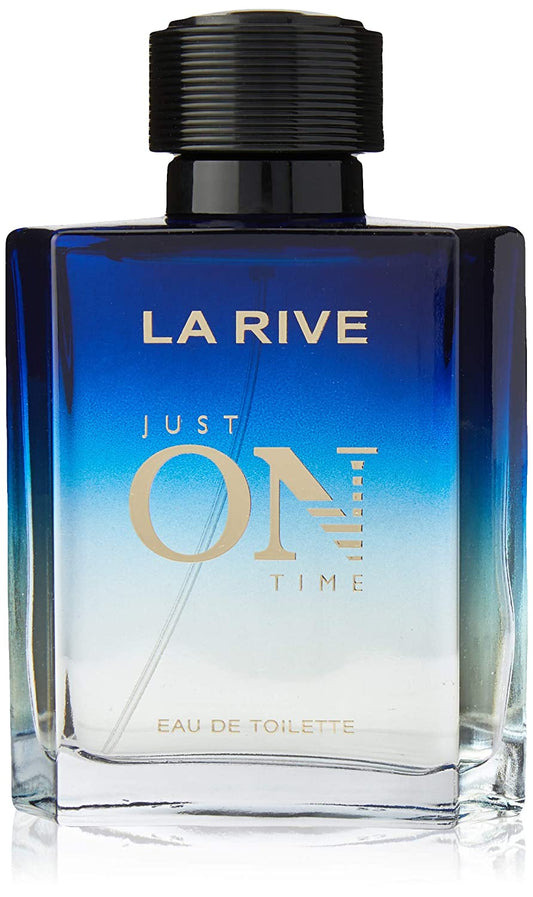 La Rive Just On Time by La Rive Eau De Toilette Spray 3.3 oz Men