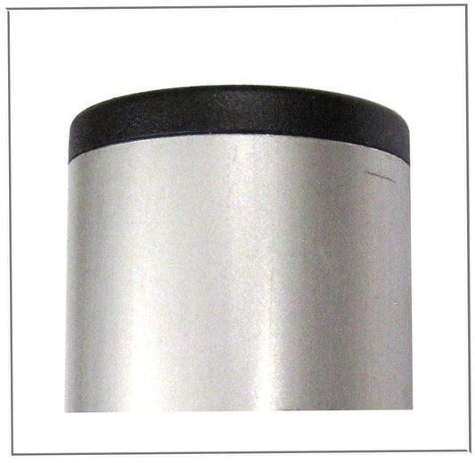 (300 Pack) 2-3/8" Round Plugs (10-14 Ga 2.11" to 2.21" ID) || 2.375 Inch OD Black Plastic End Caps | Office and Patio Furniture Finishing caps | Fitness Eqpt End Caps | Fencing Post Inserts