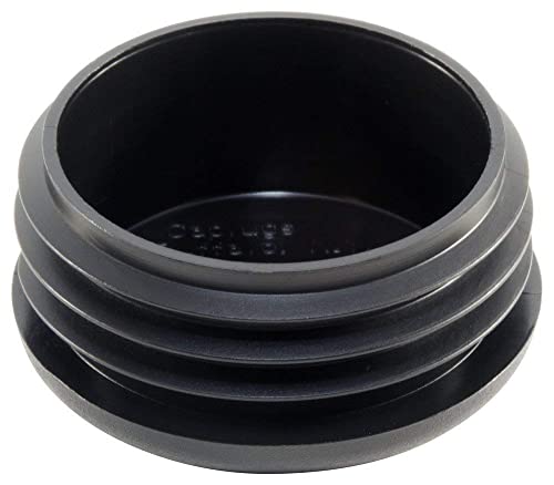 (Lot of 200) 2 1/2 Inch (2.5") OD Round Plastic Plug,(8-12Ga for ID 2.17-2.28") Pipe Tubing End Cap, Durable Chair Glide Plug | to Fit Round Tube Size OD 2.5 Inch | Wall Thickness .165"-109" | by SBD