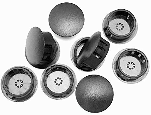 SBDs 5/16" ID Hole Nylon Plastic Locking Plugs for Panels - 0.312 Inch ID Round - 3/8" Head Diameter - for Panel Thickness .016" - .062" | Body n Sheet Metal Hole Plug