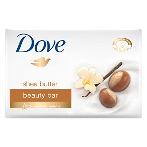 Dove Purely Pampering 135gm / 4.75oz Shea Butter Bar Soaps, Warm Vanilla Scent,