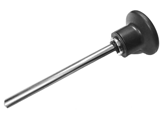 MAGNETIC Pin, Tensile (3/8" Dia x 3-3/4" locking length ) Universal Weight Stack Heavy Duty SELECTOR KEY - Deluxe Jumbo 1-3/4" Dia BLACK Round Knob - World Class Hitch PINS