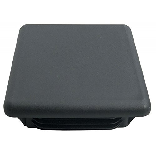 SBD's  3" Square Plastic Plugs |10 14 Ga - 3 x 3 Inch (for ID 2.74" TO 2.83") | Flexible Ridges n Side walls | Heavy Duty Impact Resistant Design LDPE Black Tubing Plugs