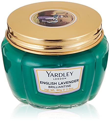 Yardley of London English Lavender Brilliantine for Men, 2.8 Ounce, Grey (215186)