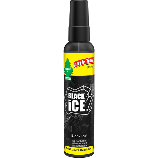 LITTLE TREE 3.5 OZ SPRAY BLACK ICE CAR AIR FRESHENER